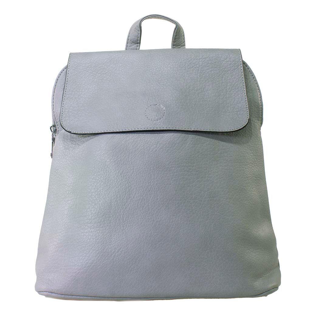 Mochila Con Iman Frontal Gris-0
