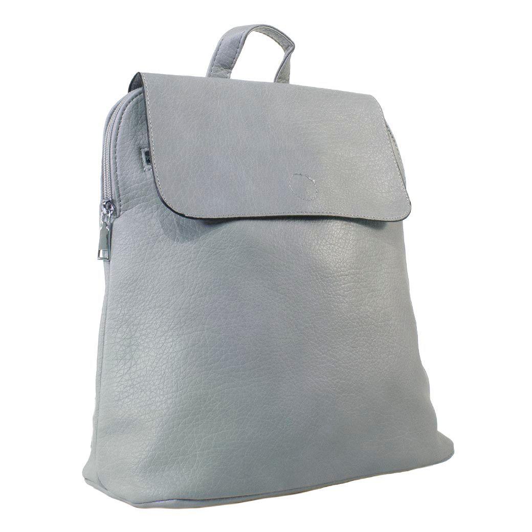 Mochila Con Iman Frontal Gris-1