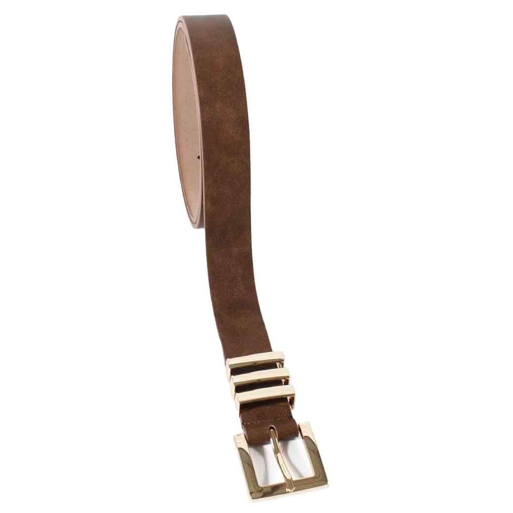 Cinturon 3 Pasador Metal Tostado-2