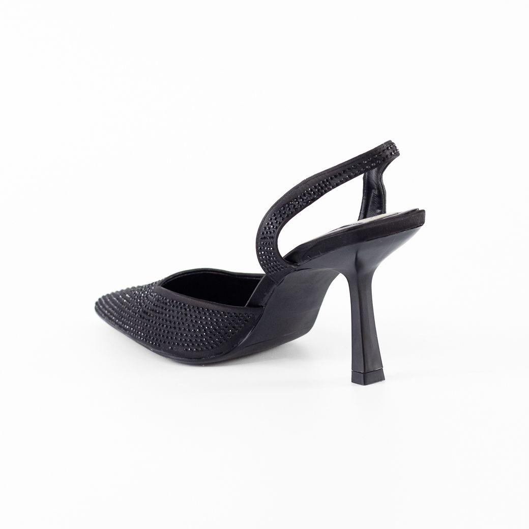 Stilleto Fiesta Full Strass 042 Mujer Negro Mailea-2