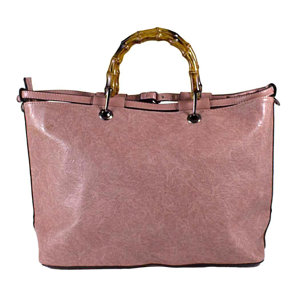 Cartera Base Tachas Manilla Bambu Rosado-2