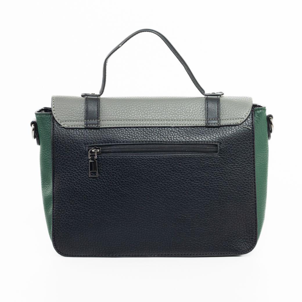 Cartera escolor c/ 2 hebillas Negro-3