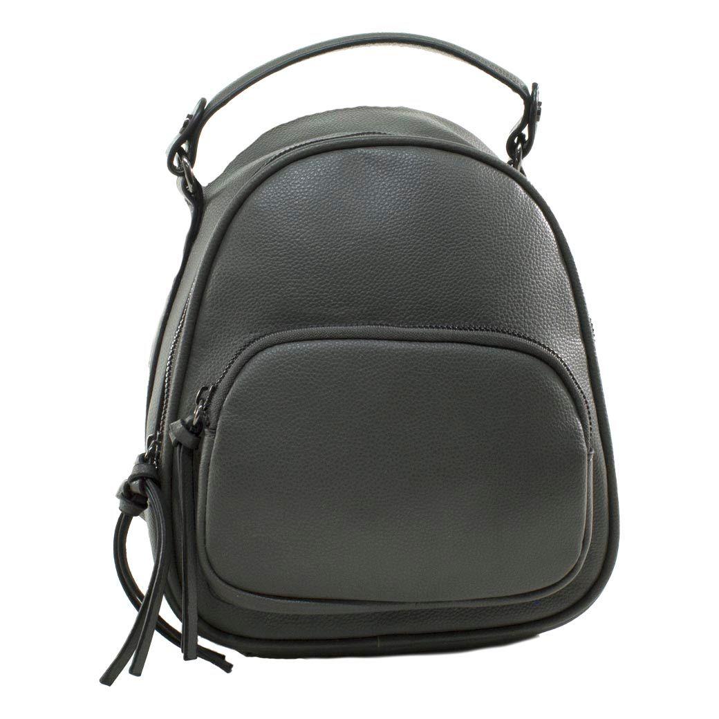 Mochila Bolsillo Externo Chico Gris-0