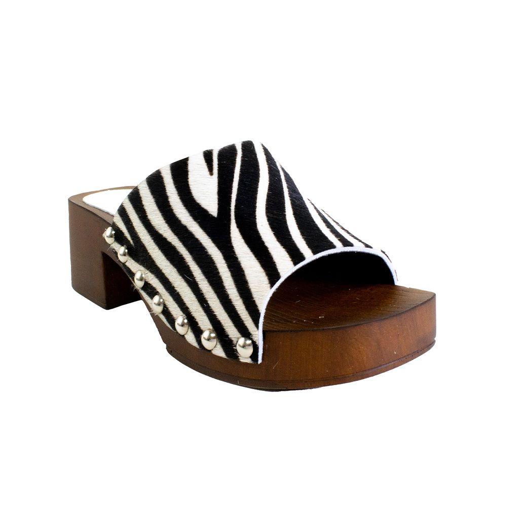 Zueco cavallino Cebra-2