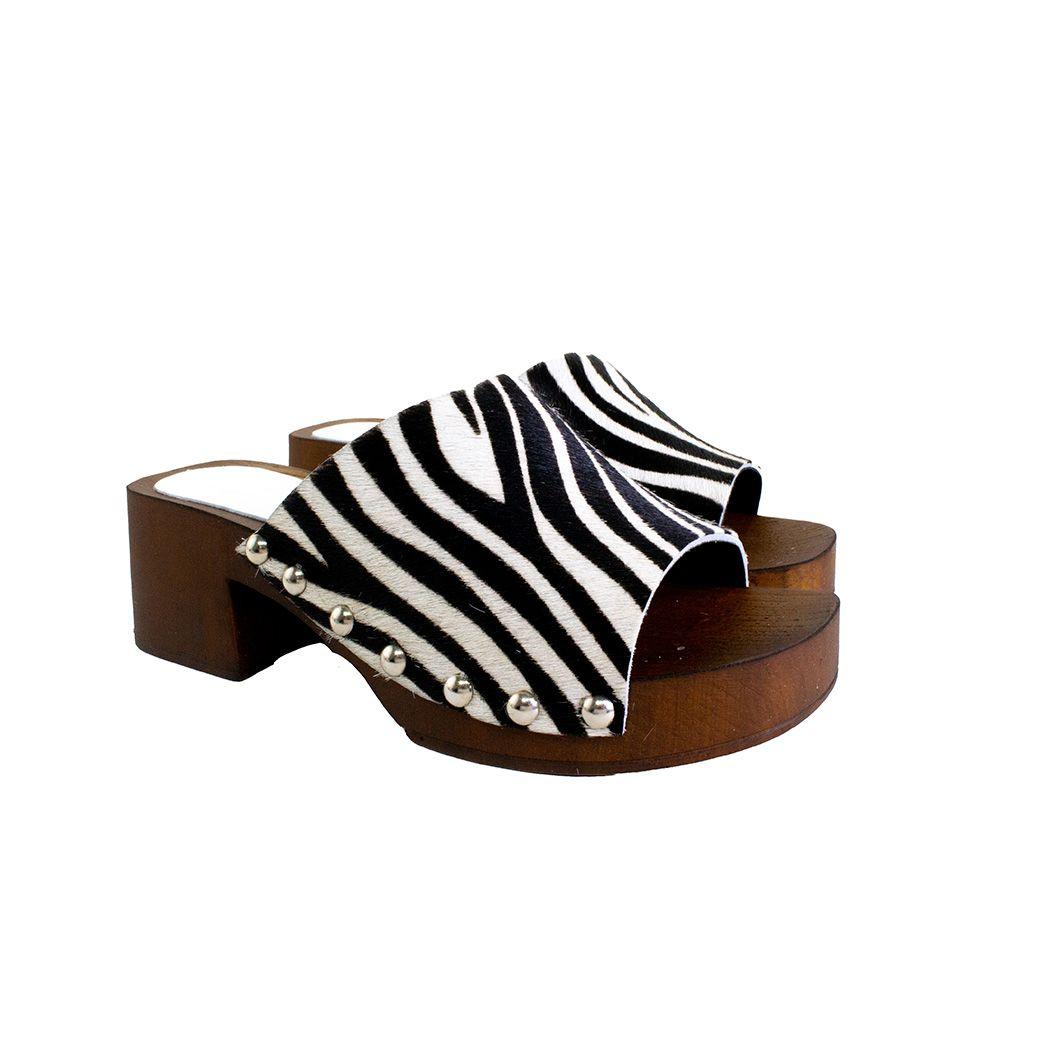 Zueco cavallino Cebra-3