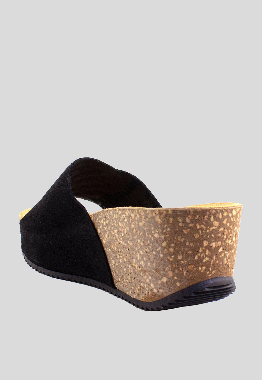 Sandalia Reno Rombos Metal Negro-2