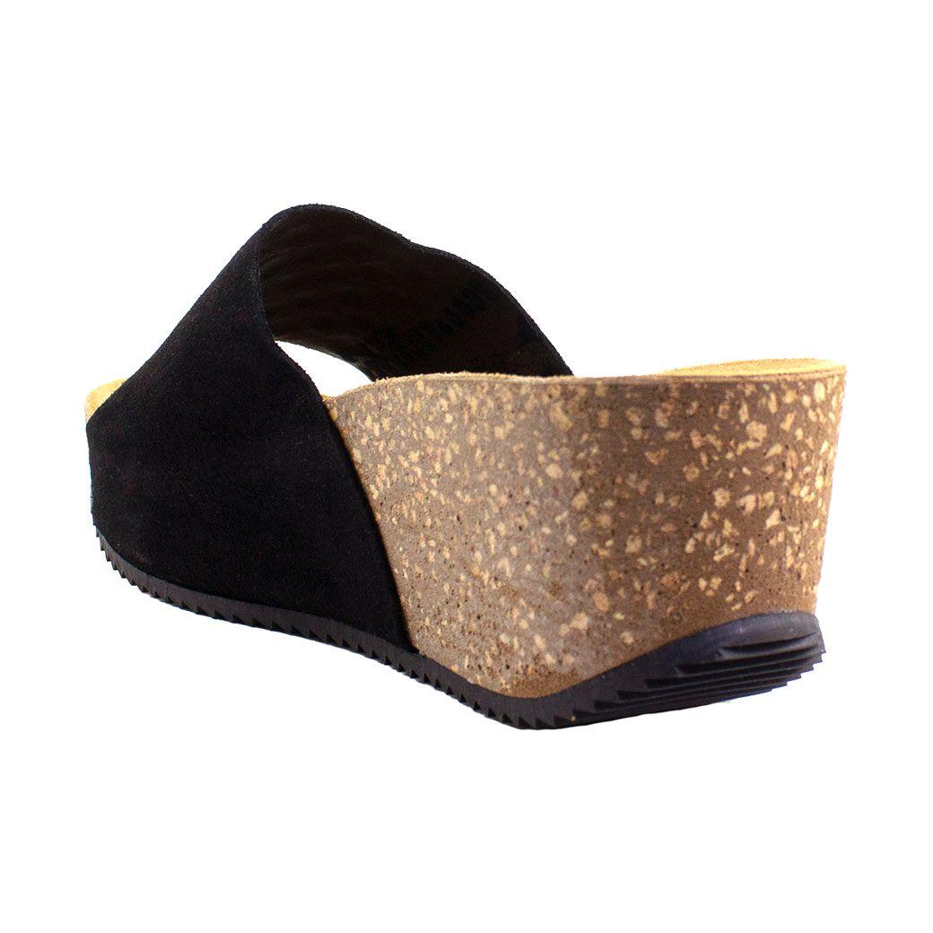 Sandalia Reno Rombos Metal Negro-2