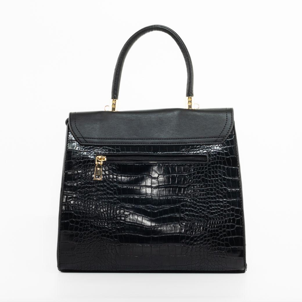 Cartera rigida coco Negro-2