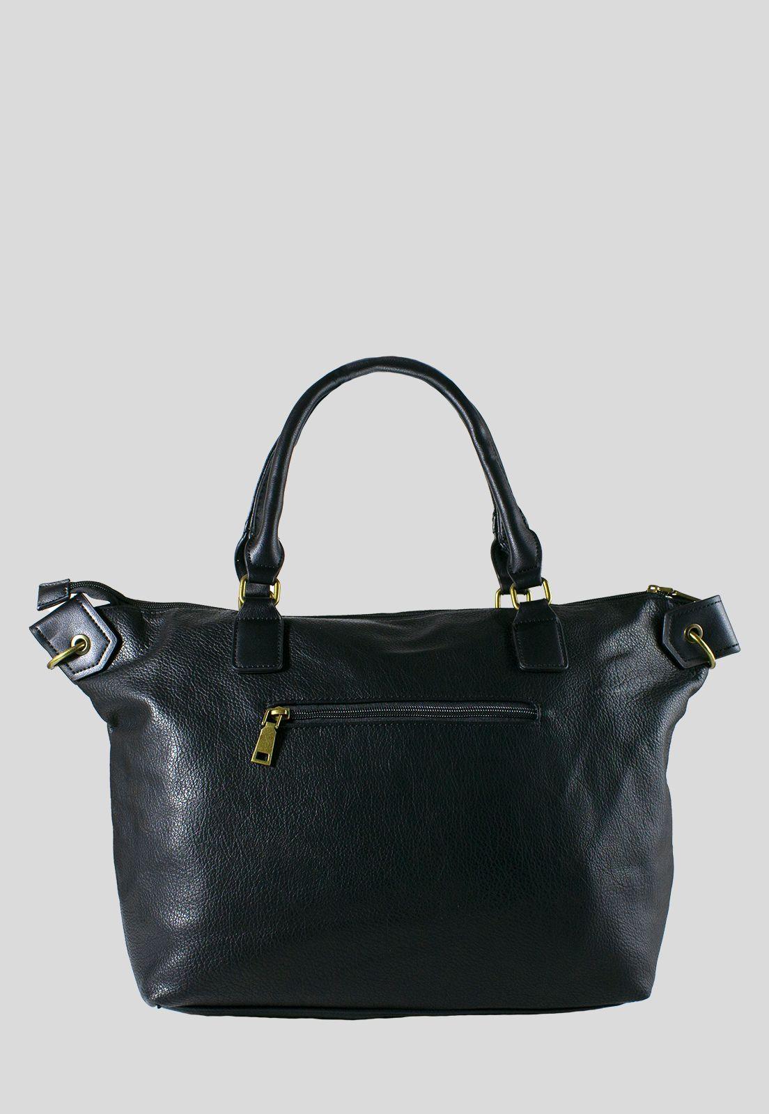 Cartera 2 Manilla Bolsillo Tapa Negro-2