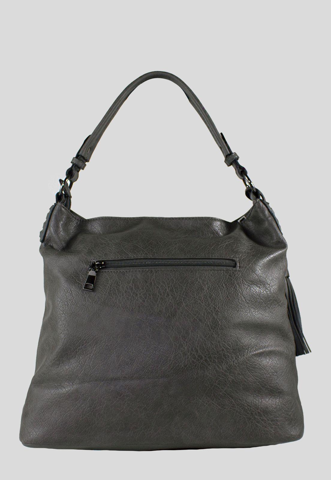 Cartera Base Entrelazada Gris-2