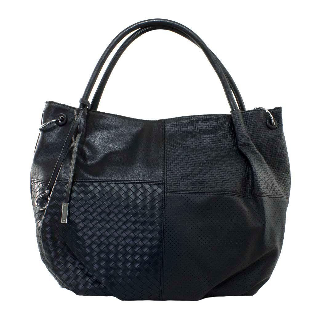 Cartera Patchwork Negro-0