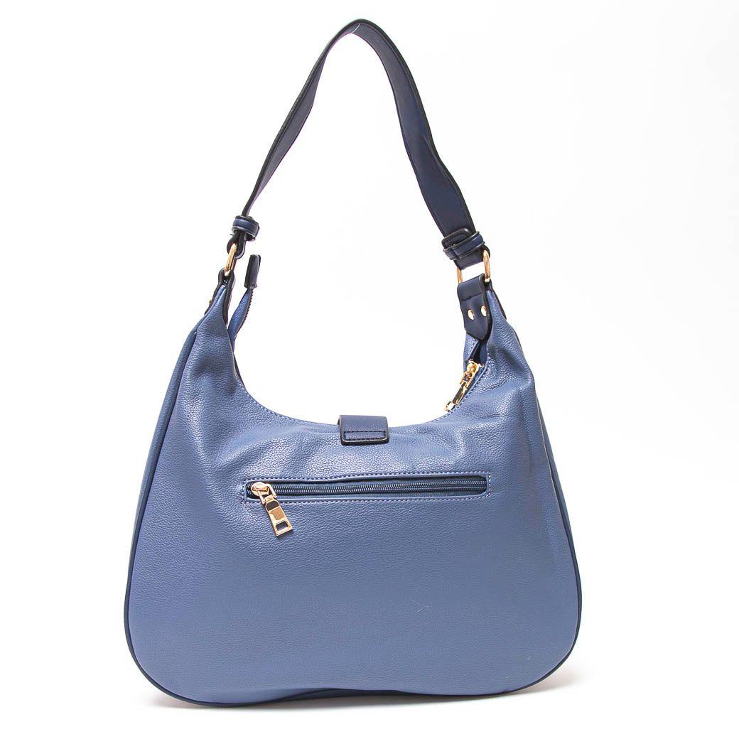 Cartera Hebilla Frontal Azul-2