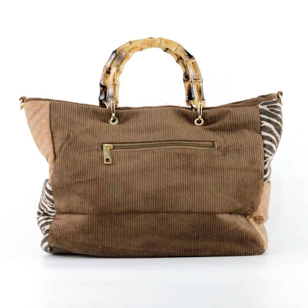 Cartera Cotele Manilla Bambu 007 Mujer Moro Mailea-2