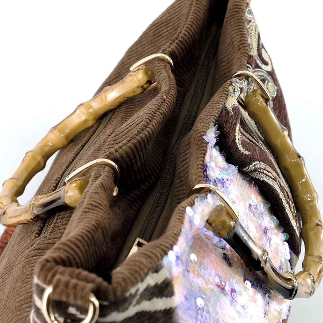 Cartera Cotele Manilla Bambu 007 Mujer Moro Mailea-4
