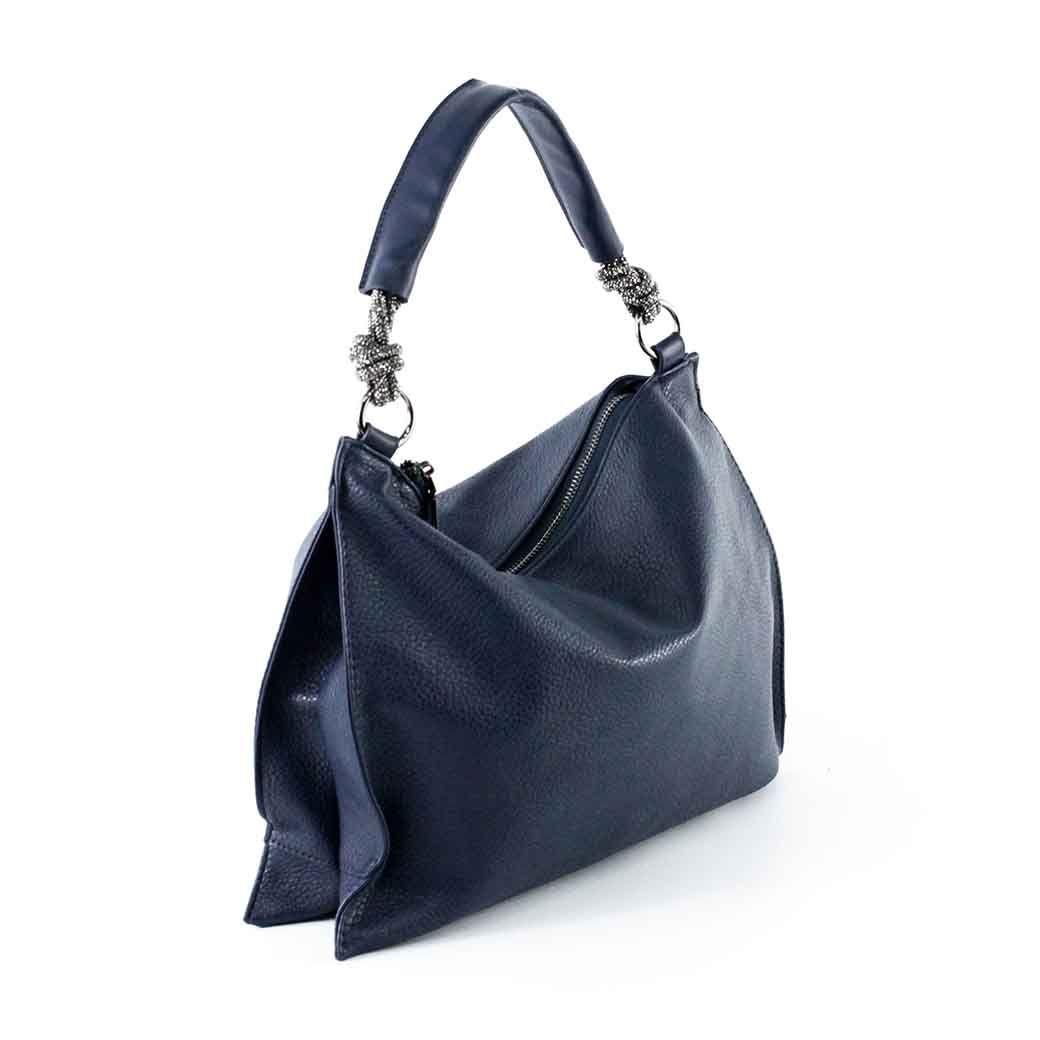 Cartera Ecocuero Porosa 524 Mujer Azul Mailea-1