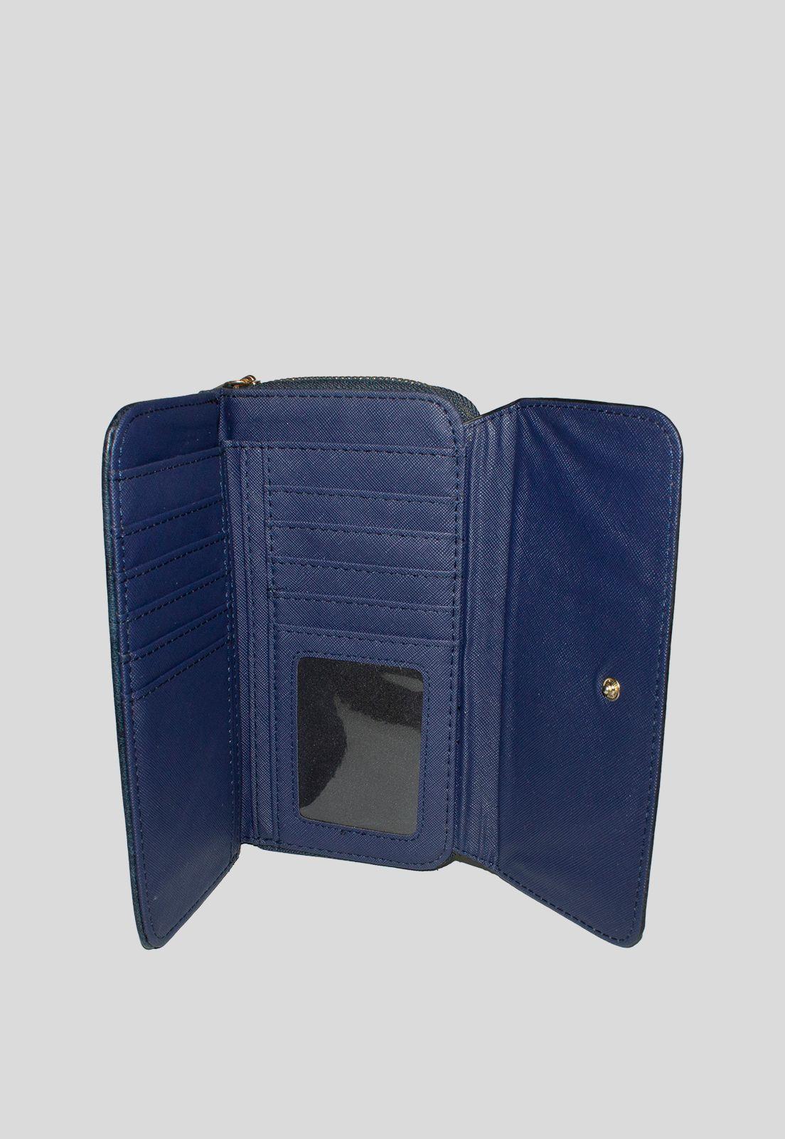 Billetera Con Remaches Azul-4