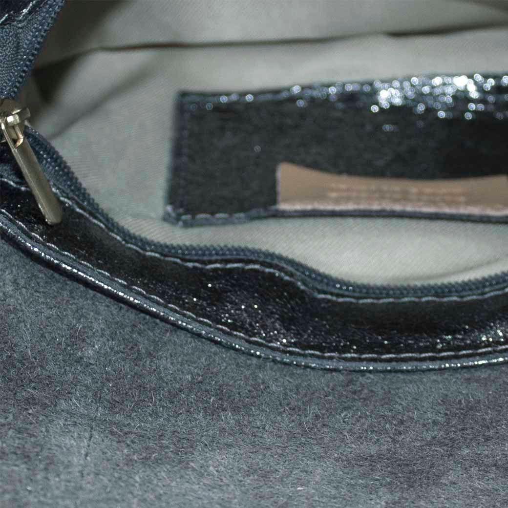 Bandolera Cuero Metal Asfalto-3