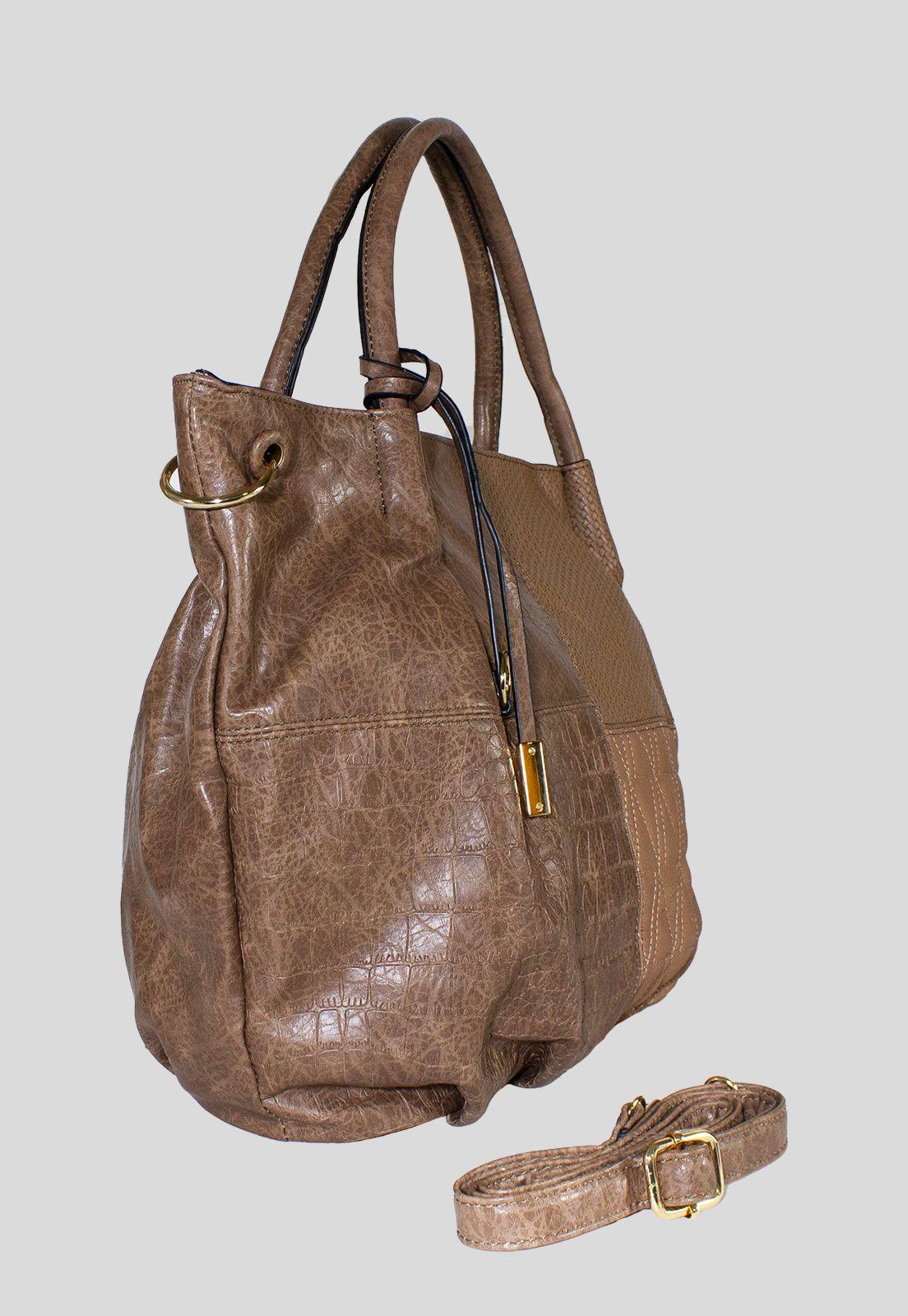 Cartera Patch 2 Manillas Khaki-1