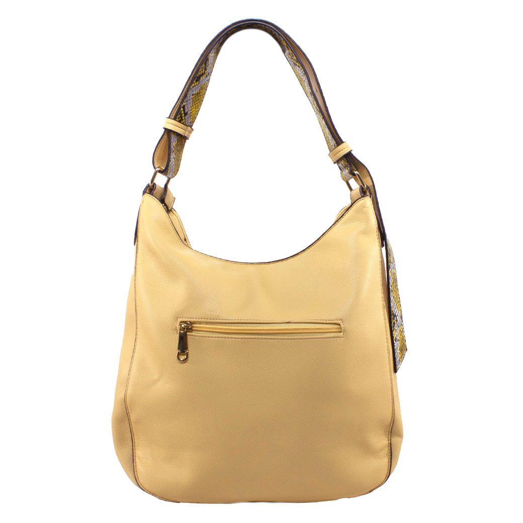 Cartera C/Bolsillo Piton Amarillo-2