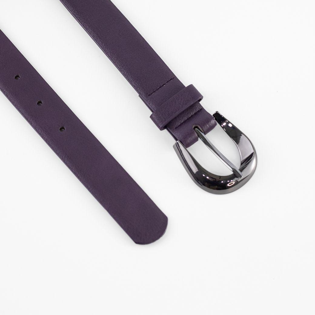 Cinturón Elastico Hebilla Metal Mujer Morado Mailea-2