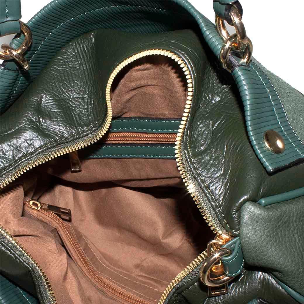 Cartera Grande Plegable Verde-3