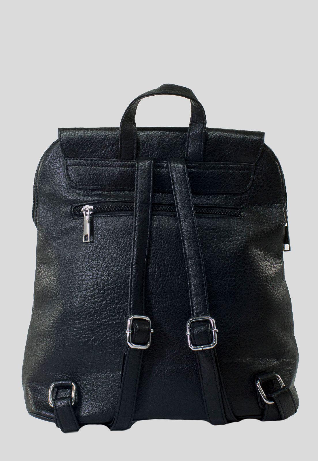 Mochila Con Iman Frontal Negro-2