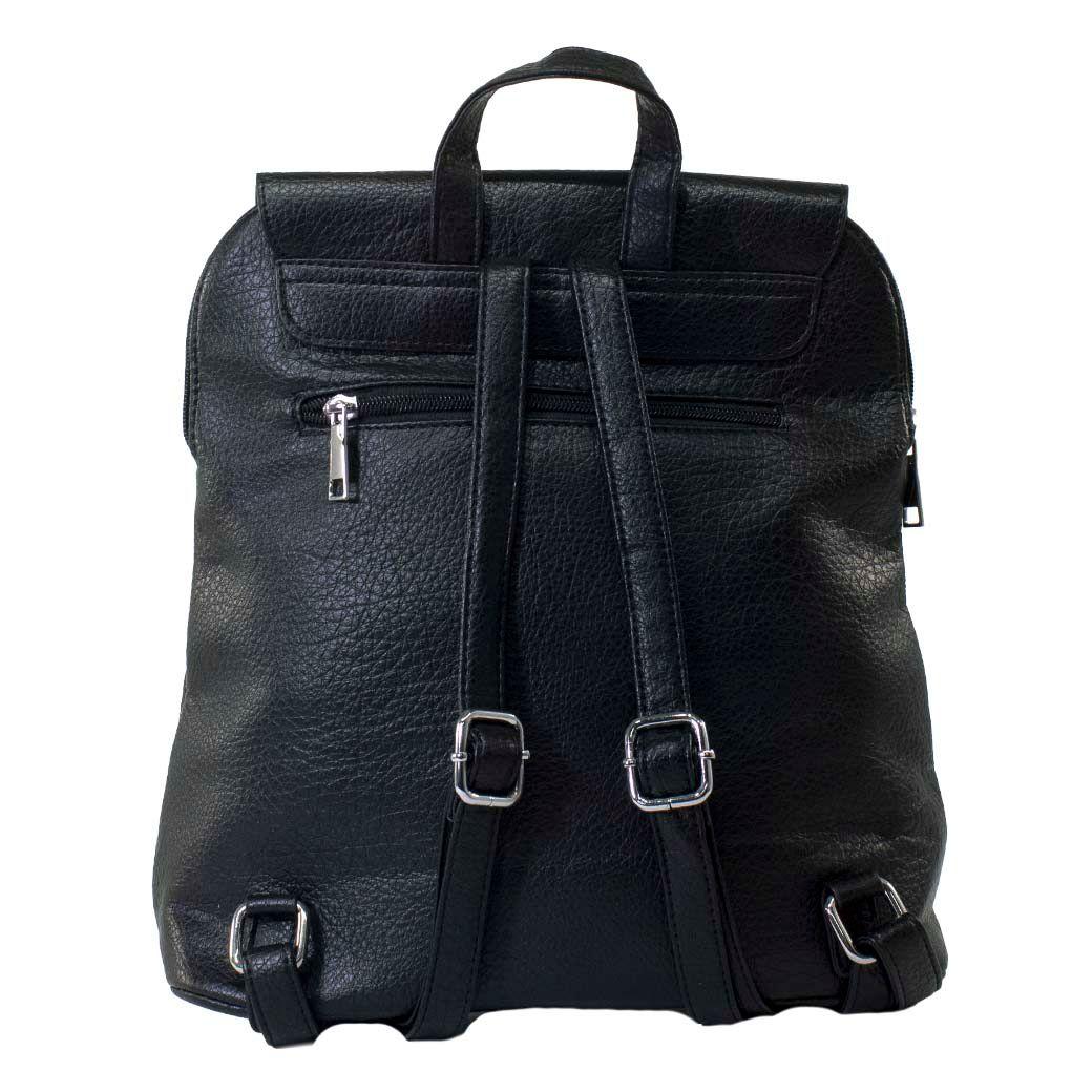 Mochila Con Iman Frontal Negro-2