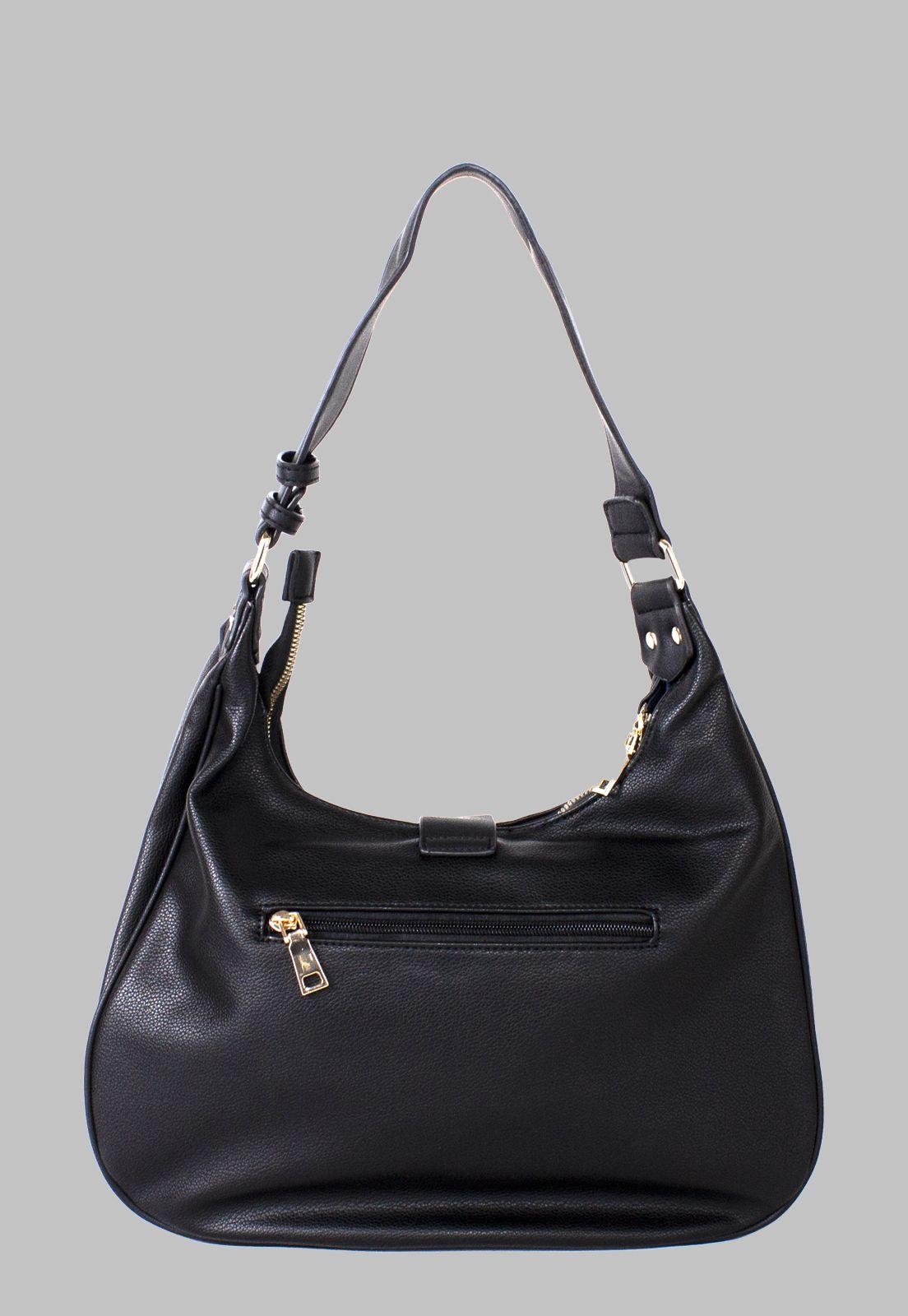 Cartera Hebilla Frontal Negro-2