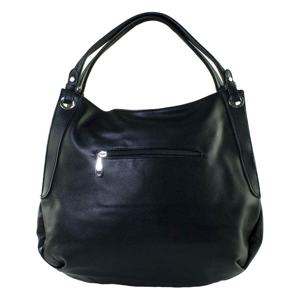 Cartera Bote Doble Manilla Negro-2