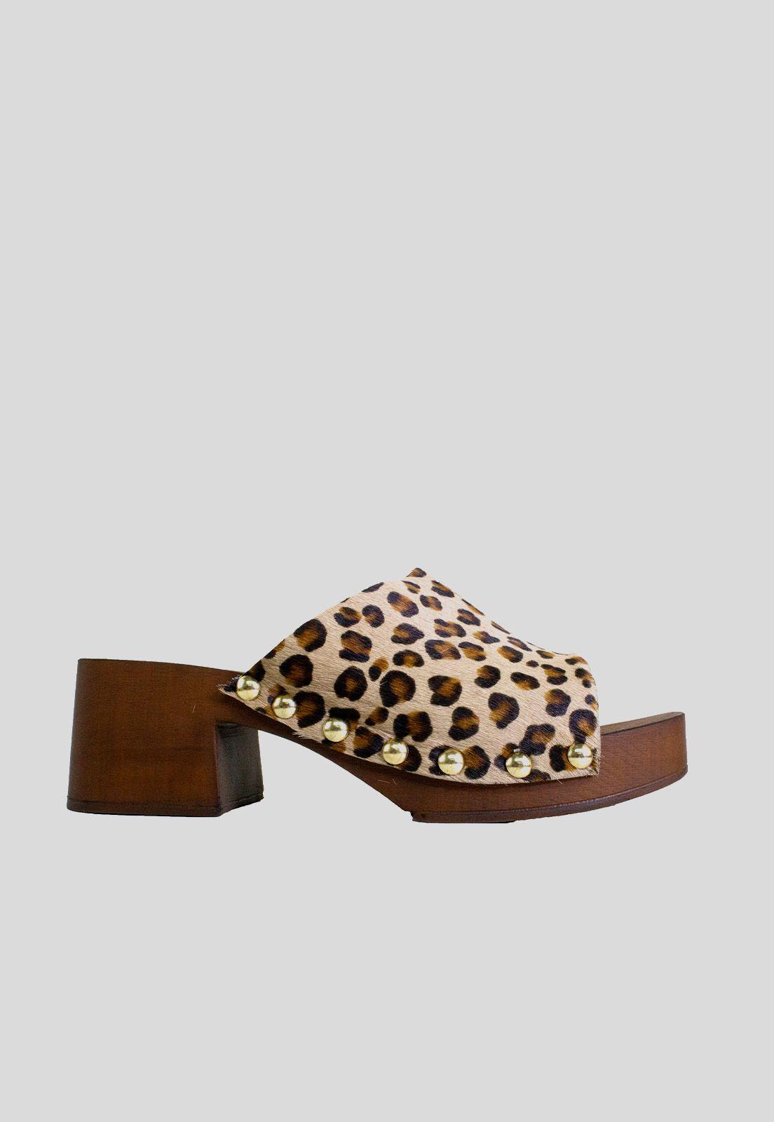 Zueco cavallino Leopardo-0