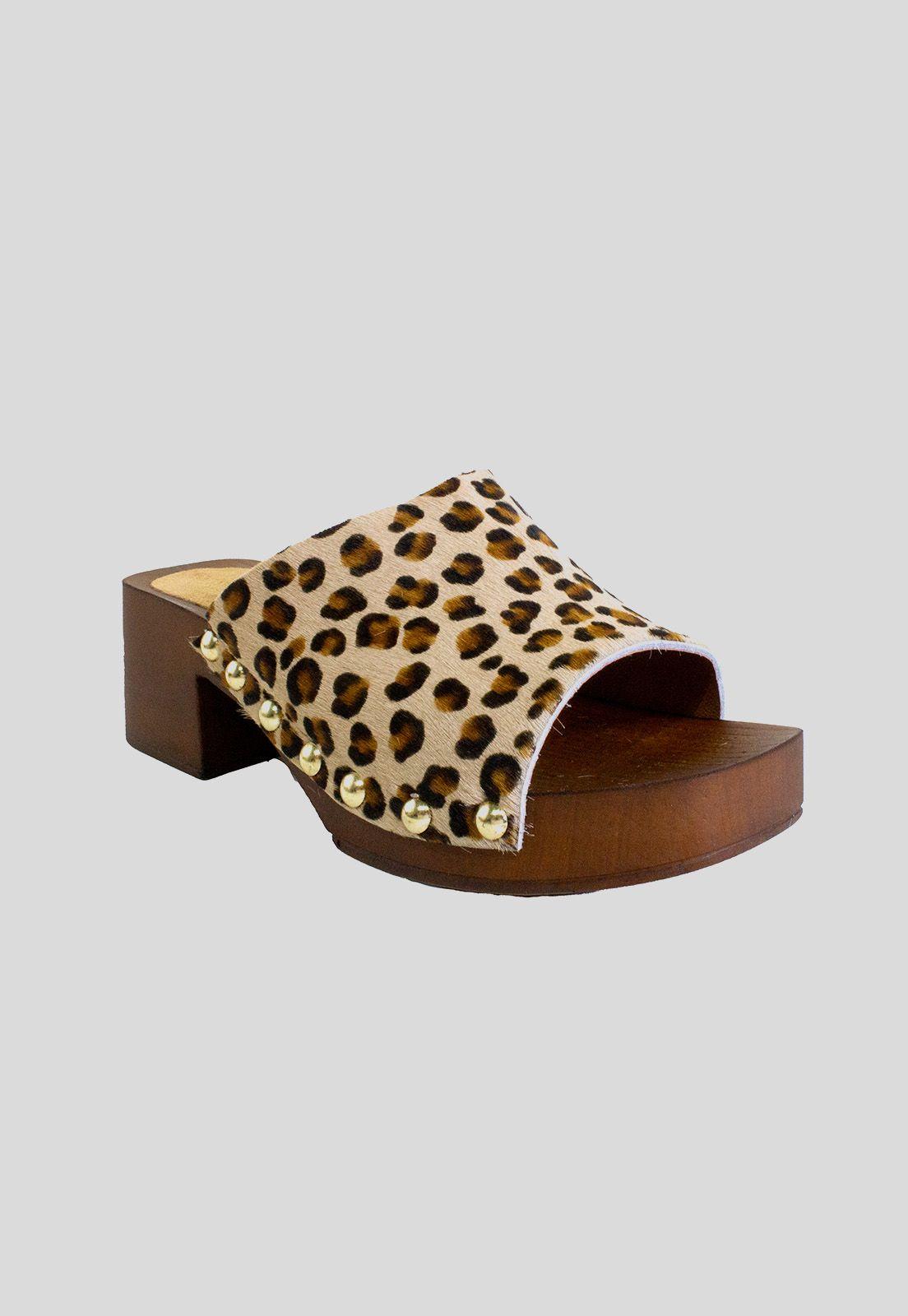 Zueco cavallino Leopardo-2