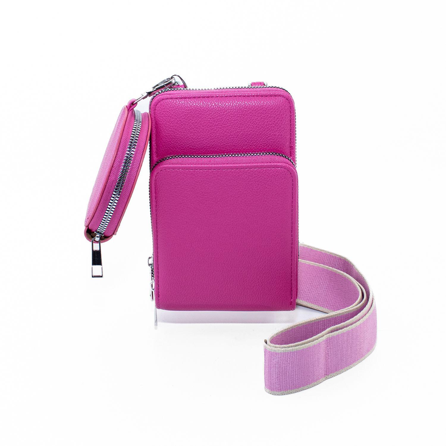 Portacelular c/ monedero fuscia-1