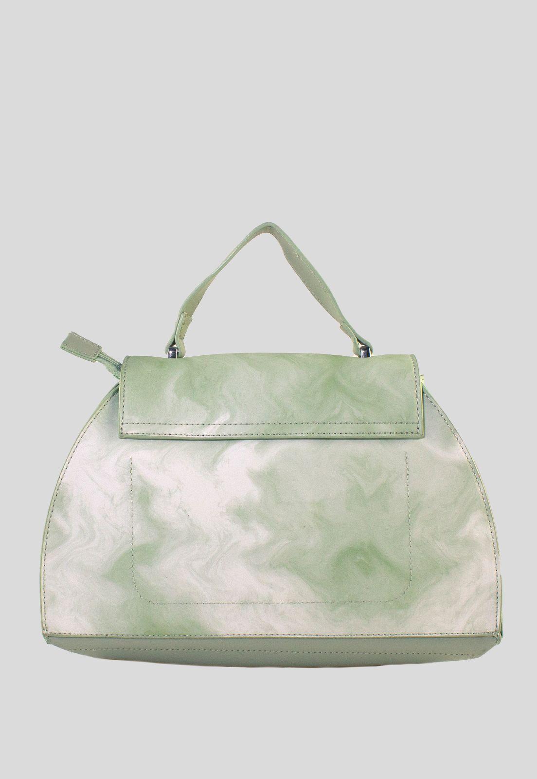 Cartera Rigida Ponseada Verde-2
