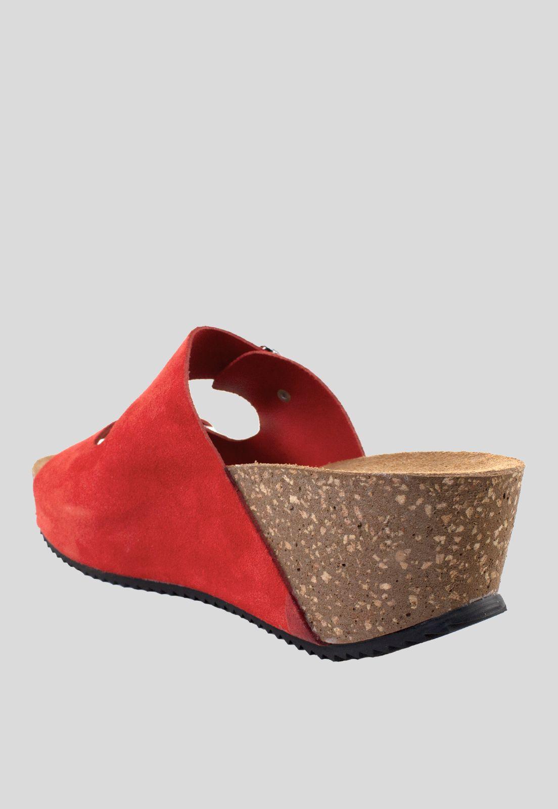 Sandalia Reno 2 Hebillas Rojo-2