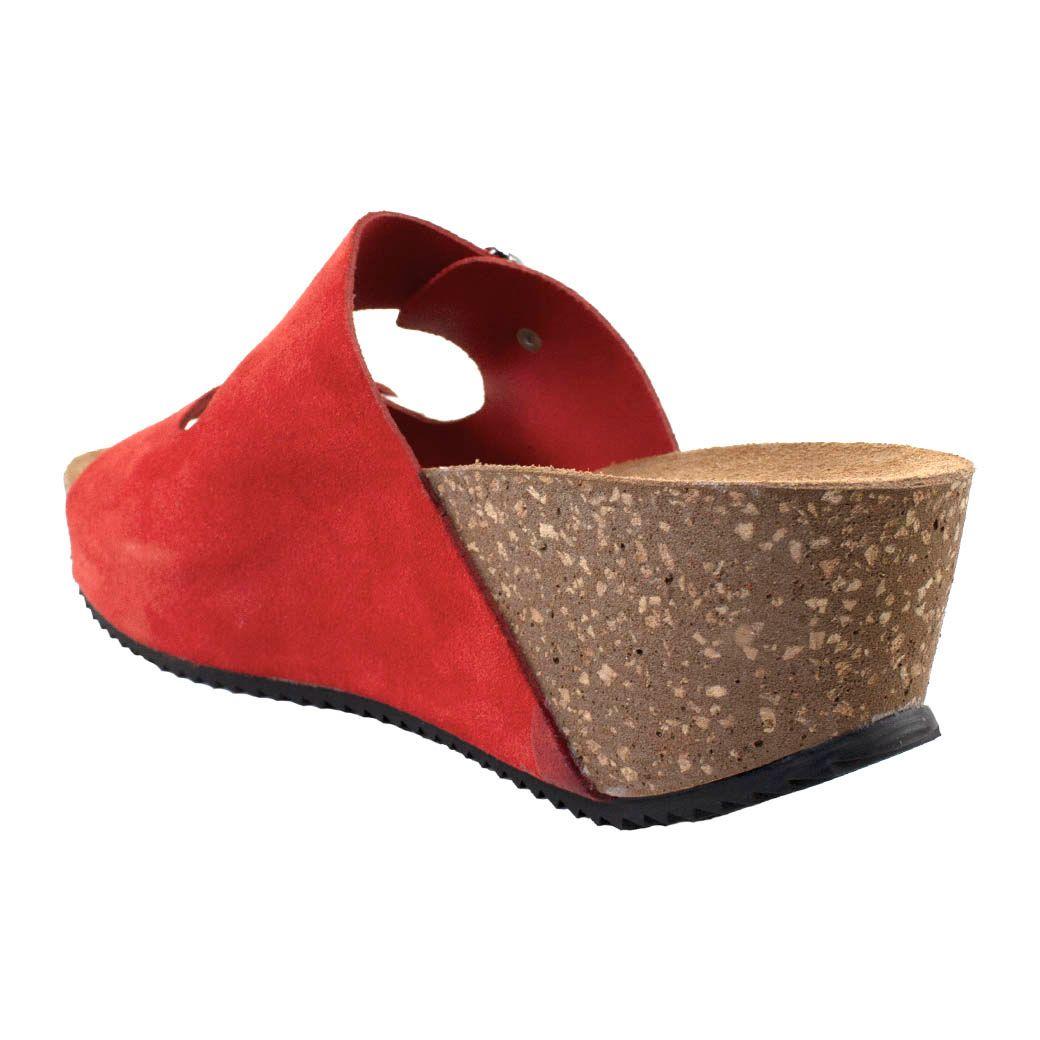 Sandalia Reno 2 Hebillas Rojo-2