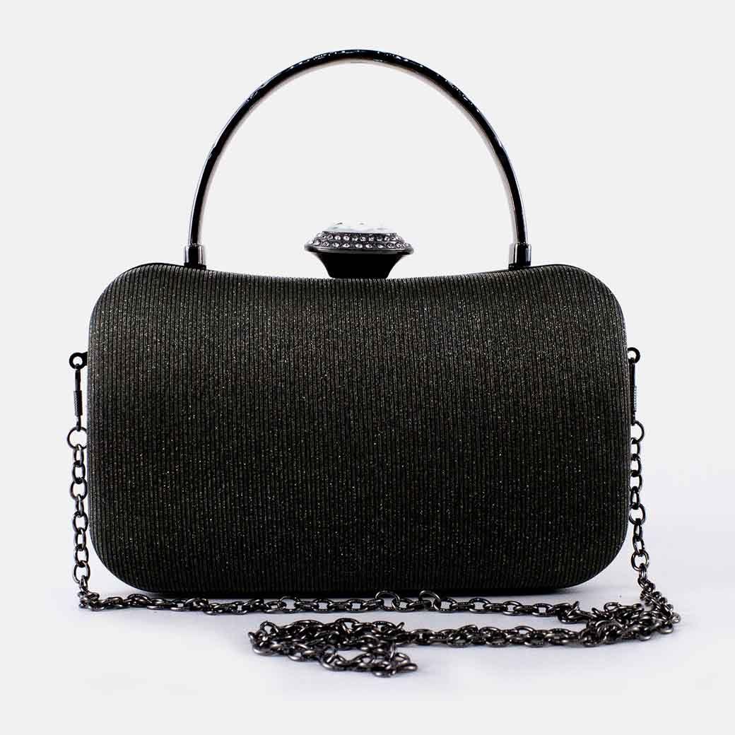 Cartera de Noche 872 Mujer Negro Mailea-3