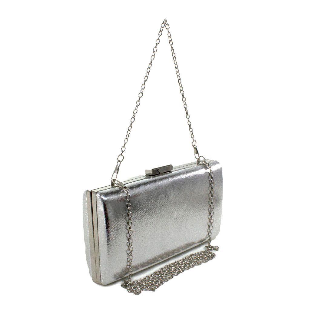 Cartera Noche Sobre Rigida Plata-1