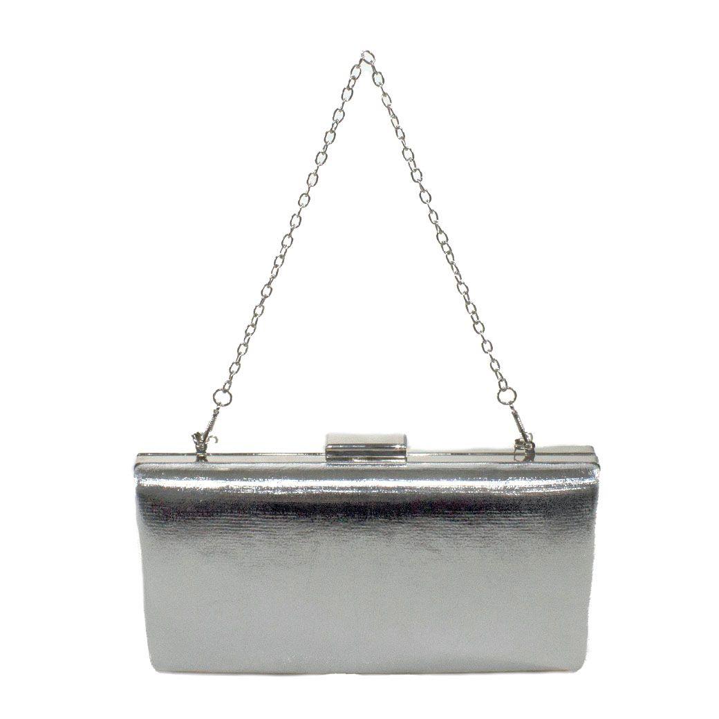 Cartera Noche Sobre Rigida Plata-2