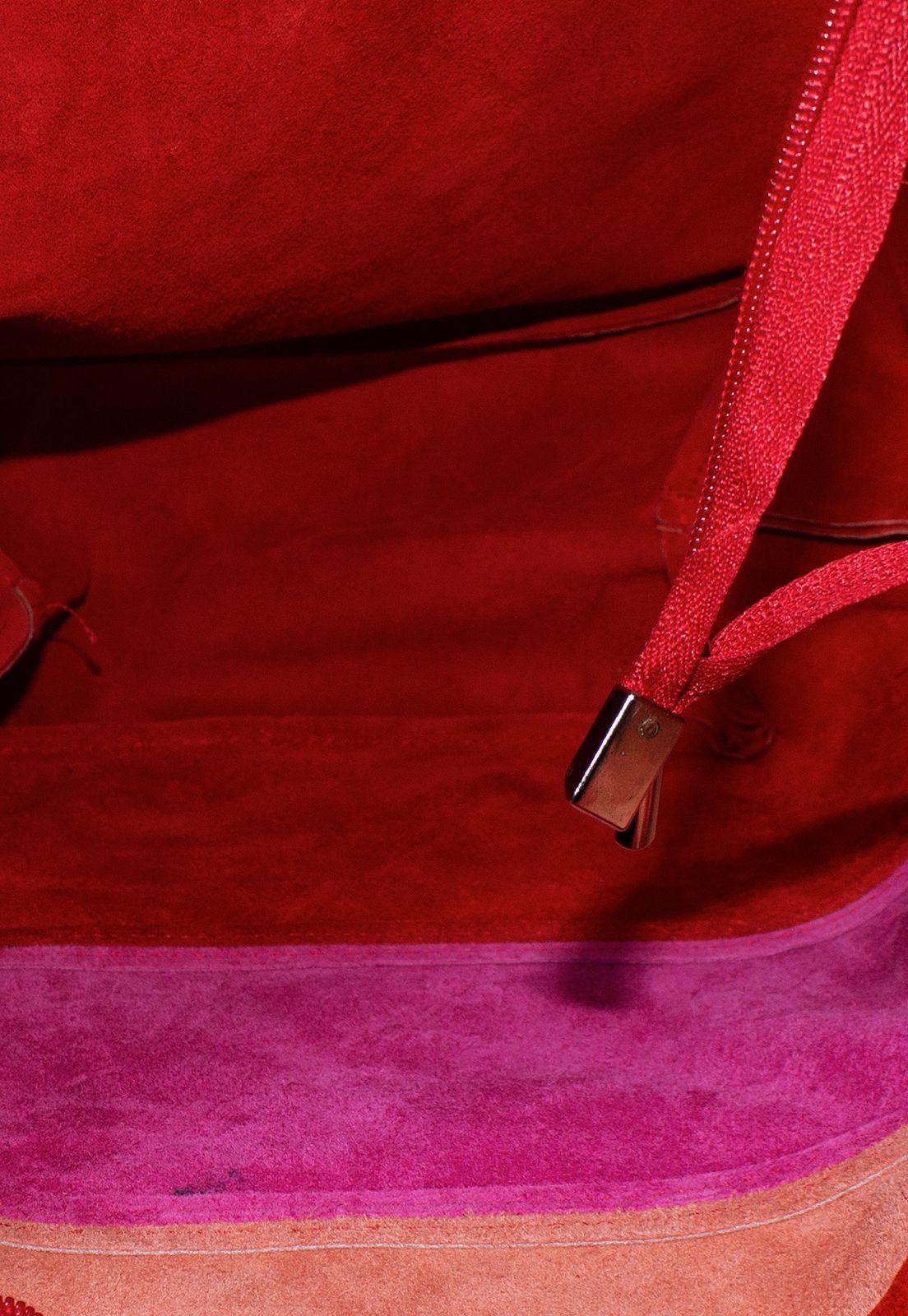 Cartera Reno 3 Colores Rojo-4