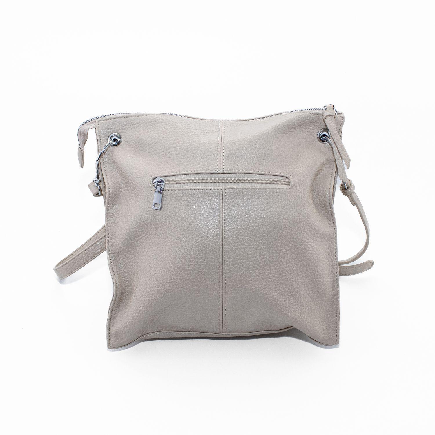 Cartera con Manilla de Piedras Beige-2