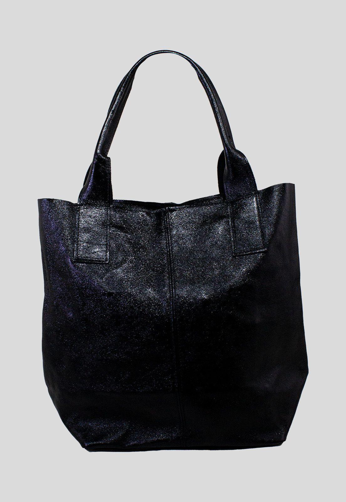 Cartera cuero saca brillo Negro-0