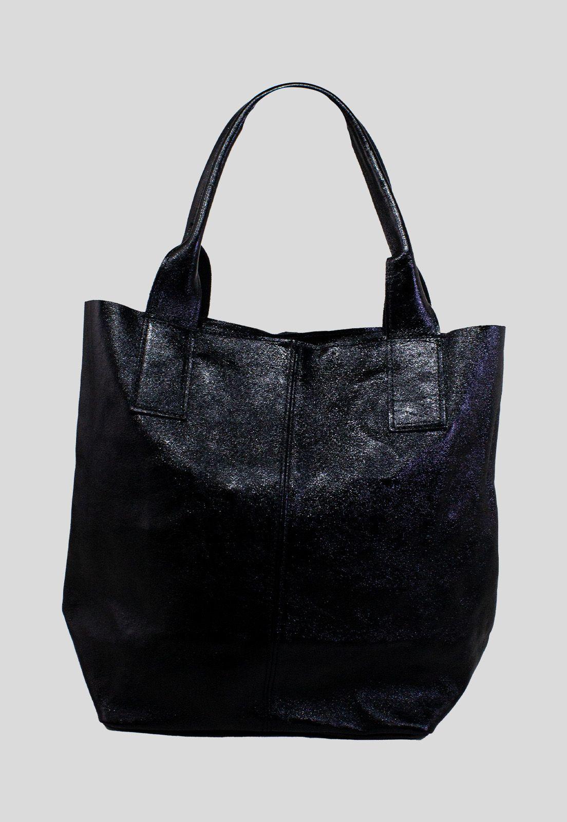 Cartera cuero saca brillo Negro-1