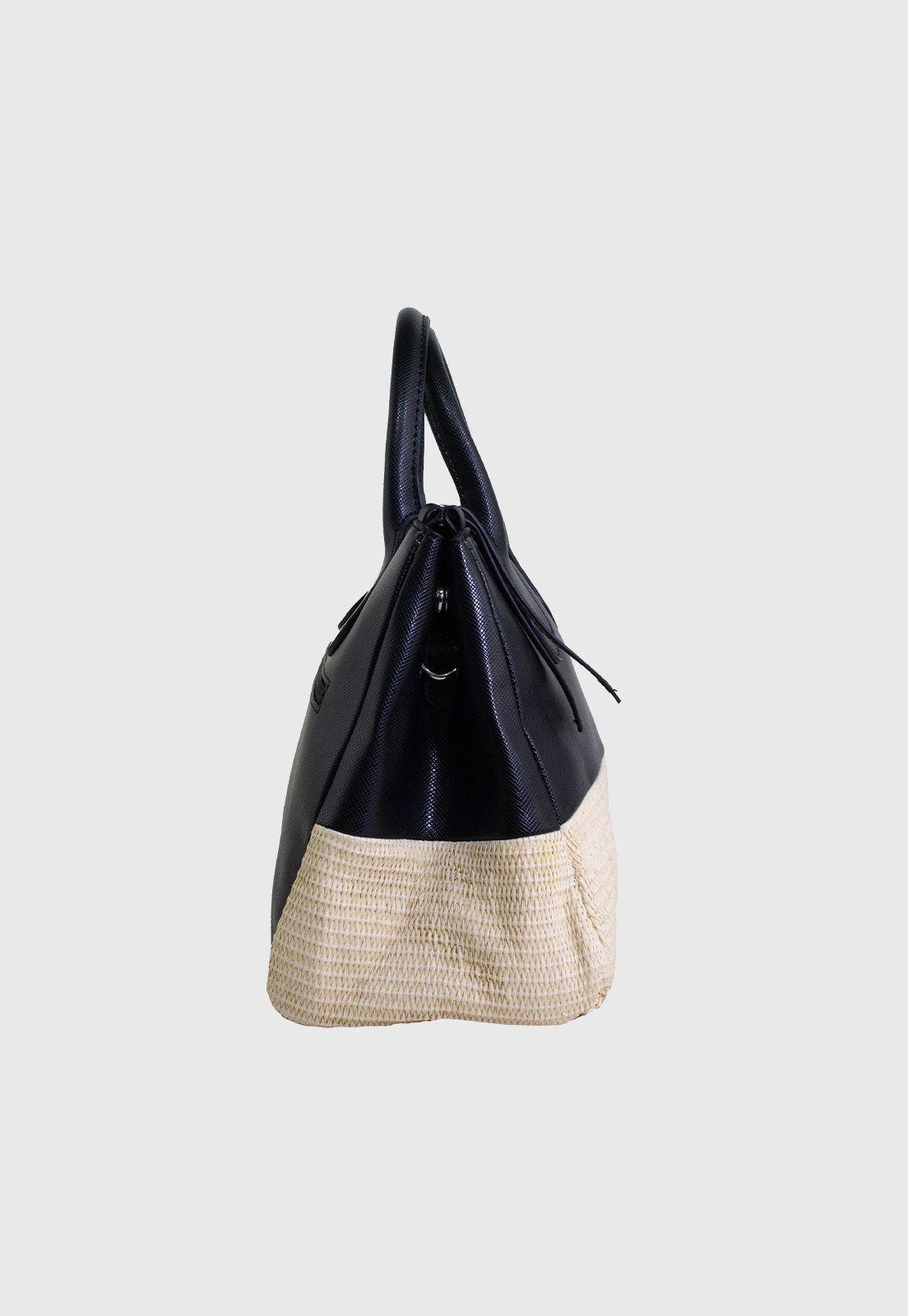 Cartera base yute Negro-2