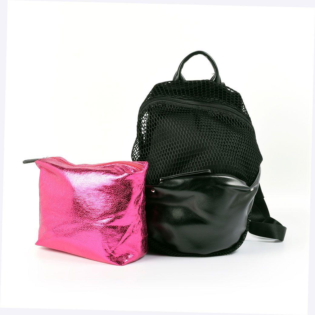 Mochila Malla Negro-1