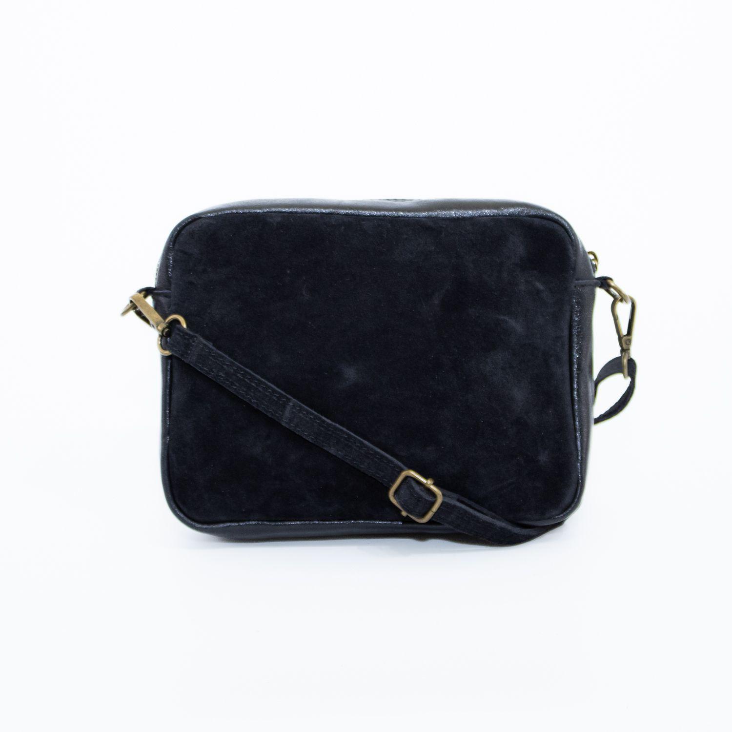 Bandolera Mailea reno bolsillo animal Negro-2
