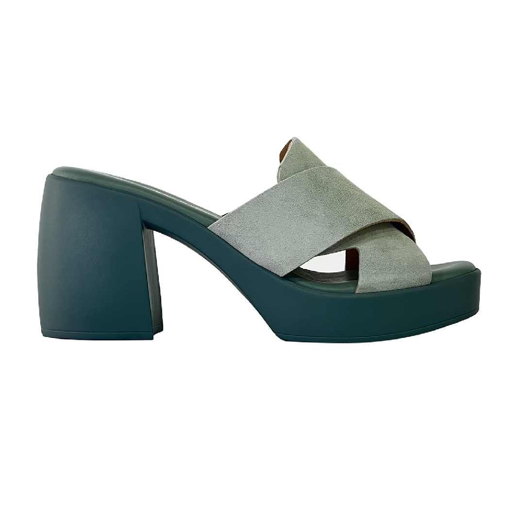 Sandalia Plataforma Reno 985 Mujer Verde Mailea-0