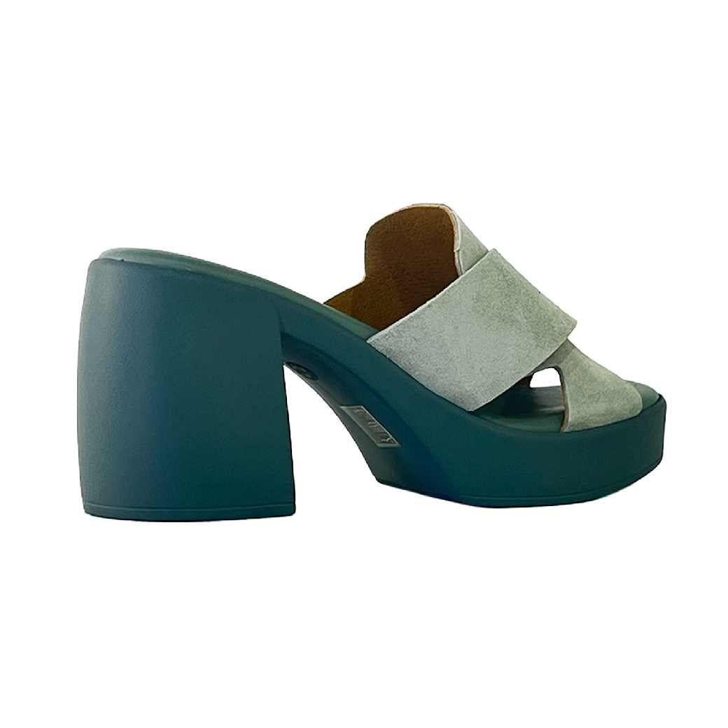 Sandalia Plataforma Reno 985 Mujer Verde Mailea-2