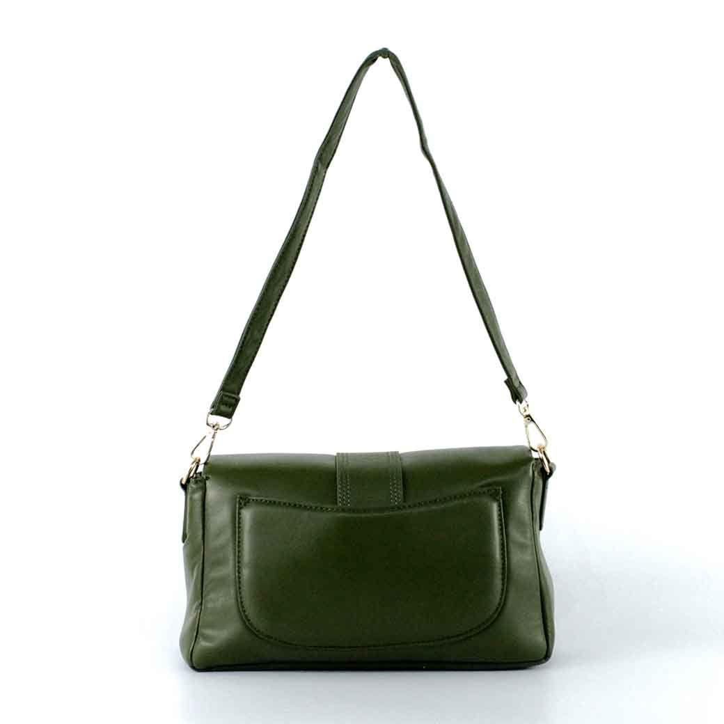 Cartera Ecocuero Lisa 639 Mujer Verde Mailea-2