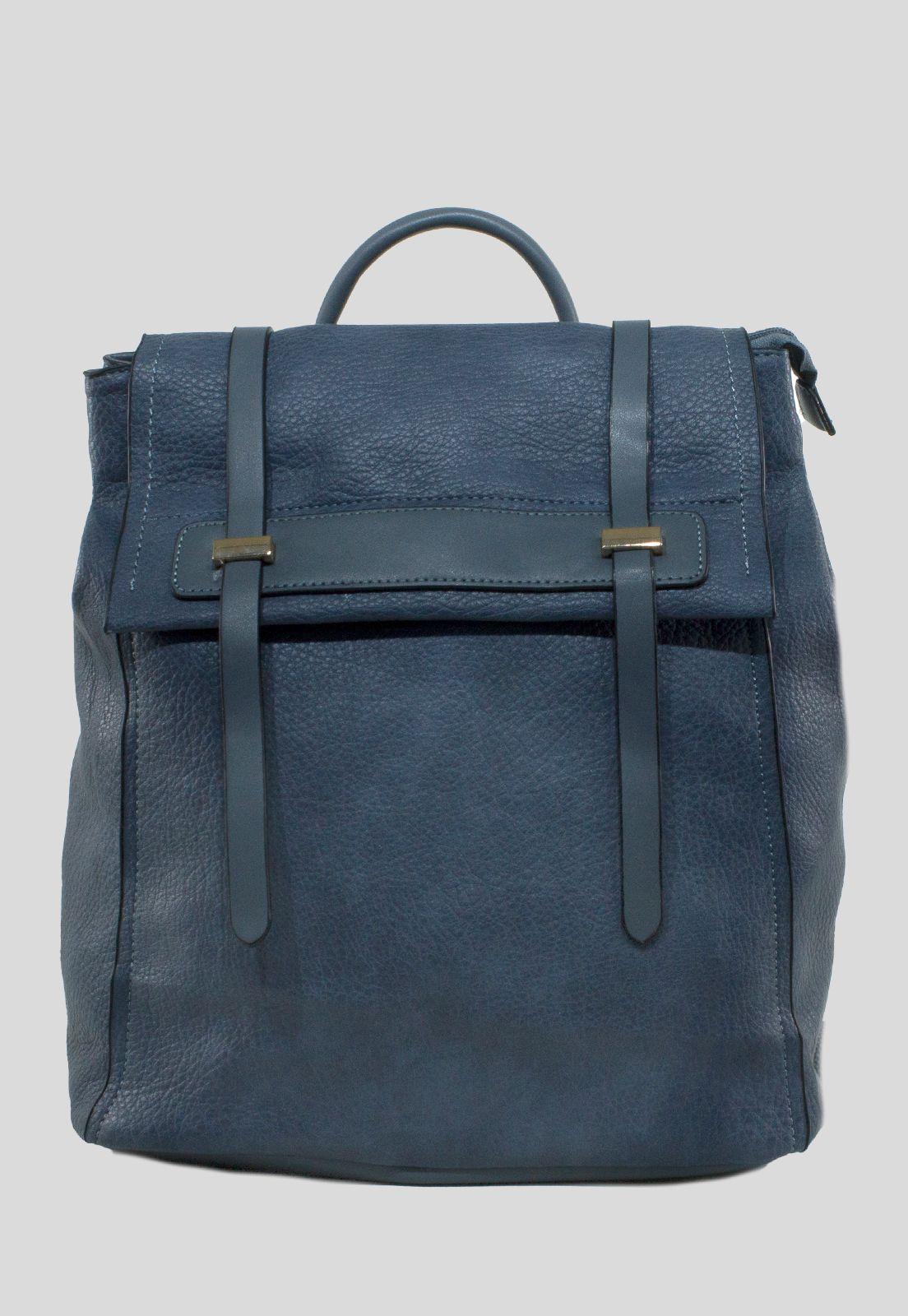 Mochila Grande 2 Lazos Celeste-0