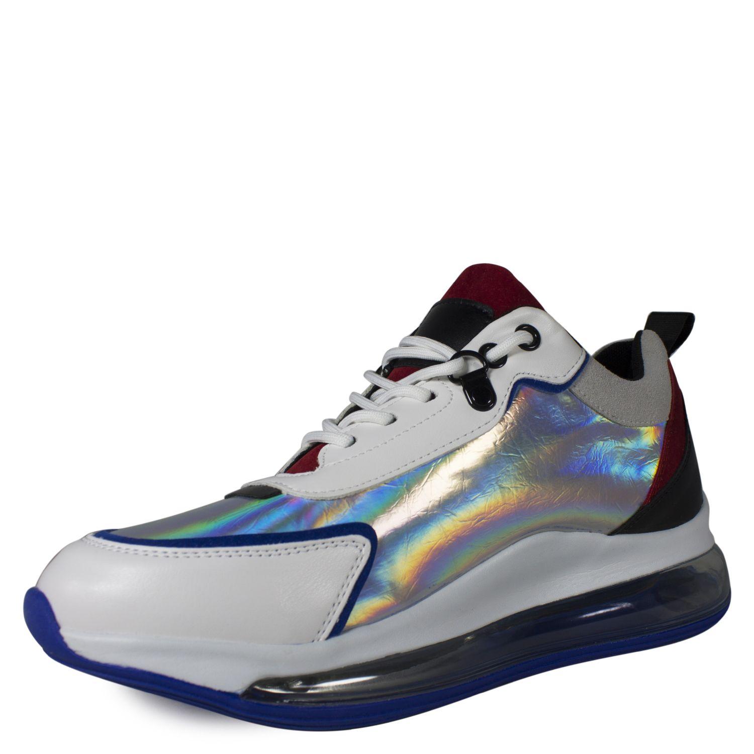 Zapatilla Base Transparente Plata-2